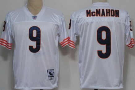 Jim McMahon Chicago Bears white Throwback jersey