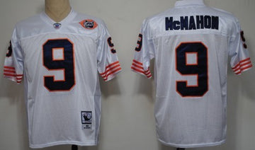 Jim McMahon Chicago Bears white Throwback jersey