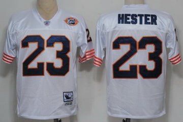 Devin Hester Chicago Bears white Throwback jersey