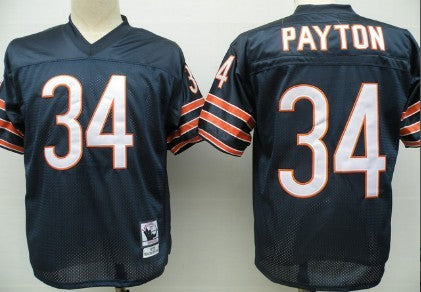 Walter Payton Chicago Bears blue Throwback jersey