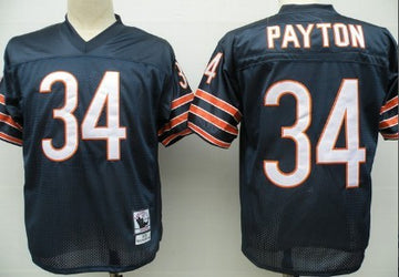 Walter Payton Chicago Bears blue Throwback jersey