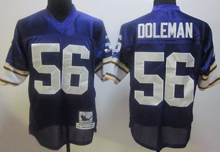Chris Doleman Minnesota Vikings purple Throwback jersey