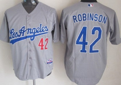 Jackie Robinson Los Angeles Dodgers gray jersey