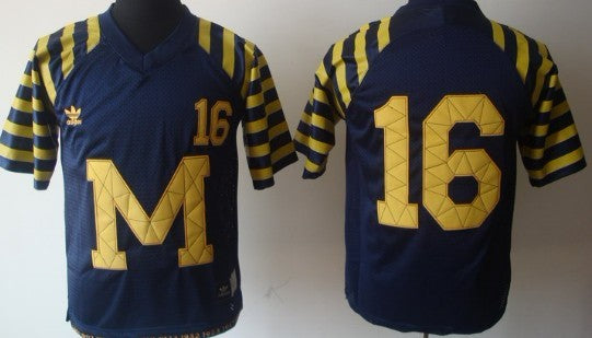 Denard Robinson Michigan Wolverines navy Throwback jersey