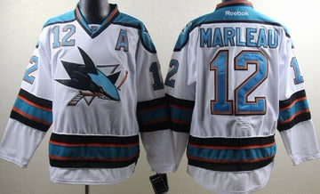 Patrick Marleau San Jose Sharks white jersey