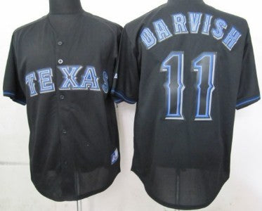 Yu Darvish Texas Rangers black Fashion jersey