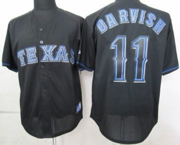 Yu Darvish Texas Rangers black Fashion jersey