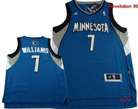 Derrick Williams Revolution Minnesota Timberwolves blue jersey