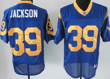 Steve Jackson Los Angeles Rams blue jersey