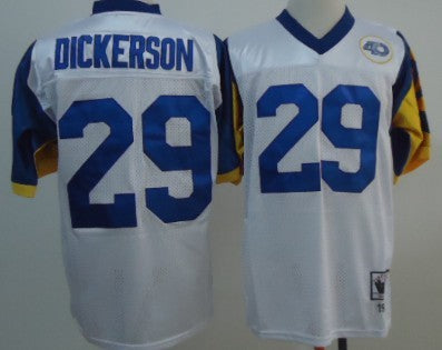 Eric Dickerson Los Angeles Rams white Throwback jersey