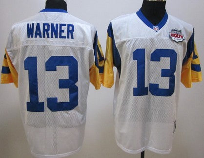 Curt Warner Los Angeles Rams white Throwback jersey