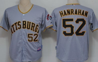 Joel Hanrahan Pittsburgh Pirates gray jersey