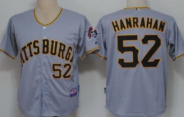 Joel Hanrahan Pittsburgh Pirates gray jersey