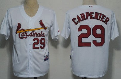 Chris Carpenter St. Louis Cardinals white jersey