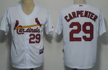 Chris Carpenter St. Louis Cardinals white jersey