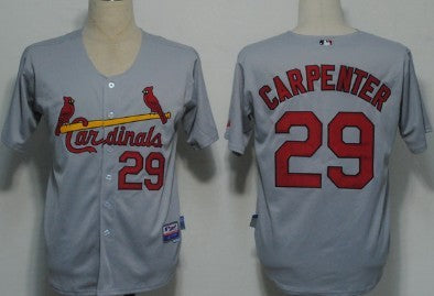 Chris Carpenter St. Louis Cardinals gray jersey