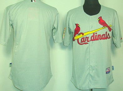 Custom St. Louis Cardinals gray jersey