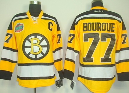 Ray Bourque Boston Bruins yellow jersey