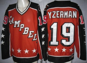 Steve Yzerman Detroit Red Wings orange All-Star jersey