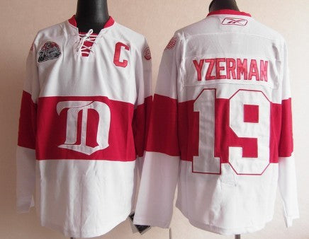 Steve Yzerman Detroit Red Wings white Winter Classic jersey