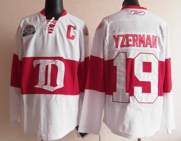 Steve Yzerman Detroit Red Wings white Winter Classic jersey