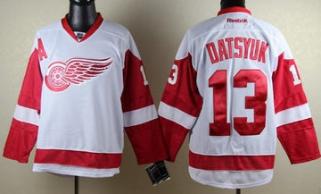 Pavel Datsyuk Detroit Red Wings white jersey