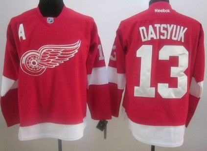 Pavel Datsyuk Detroit Red Wings red jersey
