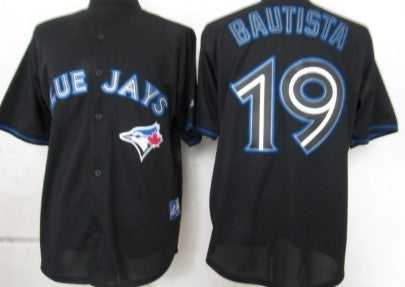 Jose Bautista Toronto Blue Jays black Fashion jersey