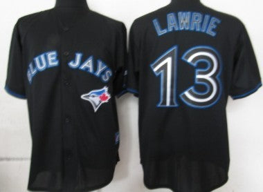 Brett Lawrie Toronto Blue Jays black Fashion jersey