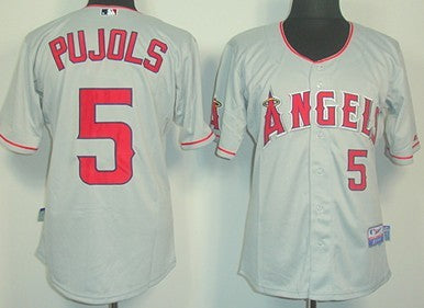 LA Los Angeles Angels gray jersey