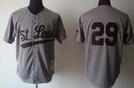 St. Louis Satchel Paige Baltimore Orioles gray Throwback jersey