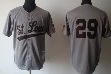 St. Louis Satchel Paige Baltimore Orioles gray Throwback jersey