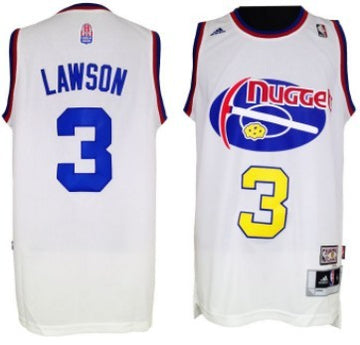 Ty Lawson Aba Hardwood Denver Nuggets white Classic jersey
