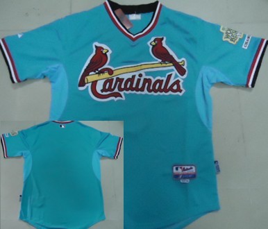 Custom St. Louis Cardinals blue jersey