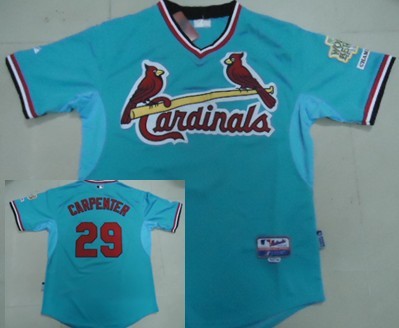 Chris Carpenter St. Louis Cardinals blue jersey