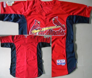 Custom St. Louis Cardinals red jersey