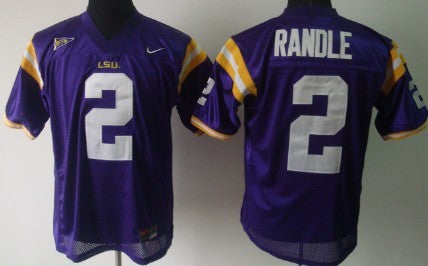 Rueben Randle LSU Tigers purple jersey