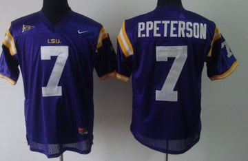 Patrick Peterson LSU Tigers purple jersey