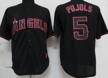 LA Los Angeles Angels black Fashion jersey