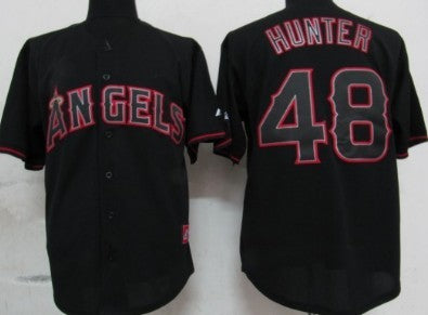 LA Los Angeles Angels black Fashion jersey
