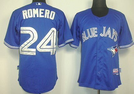 Ricky Romero Toronto Blue Jays blue jersey