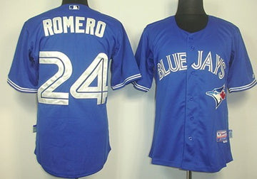 Ricky Romero Toronto Blue Jays blue jersey