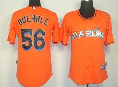 Mark Buehrle Miami Marlins orange jersey