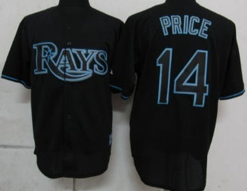 David Price Tampa Bay Rays black Fashion jersey