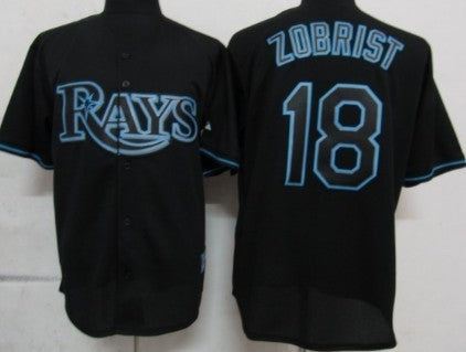 Ben Zobrist Tampa Bay Rays black Fashion jersey