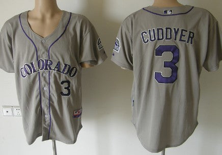 Michael Cuddyer Colorado Rockies gray jersey