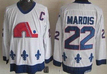 Mario Marois Colorado Avalanche white Throwback jersey