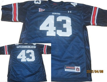 Philip Lutzenkirchen Auburn Tigers navy Throwback jersey