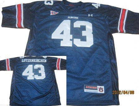 Philip Lutzenkirchen Auburn Tigers navy Throwback jersey