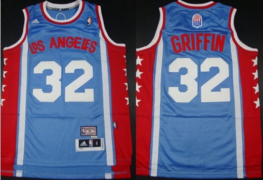 Blake Griffin Aba Hardwood Los Angeles Clippers blue Classic jersey